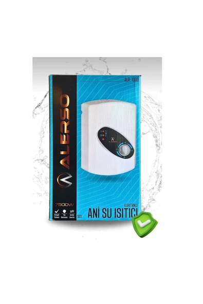 Alerso ŞOFBEN ELEKTRİKLİ ANİ SU ISITICI 7500W (1 ADET) - Resim 3