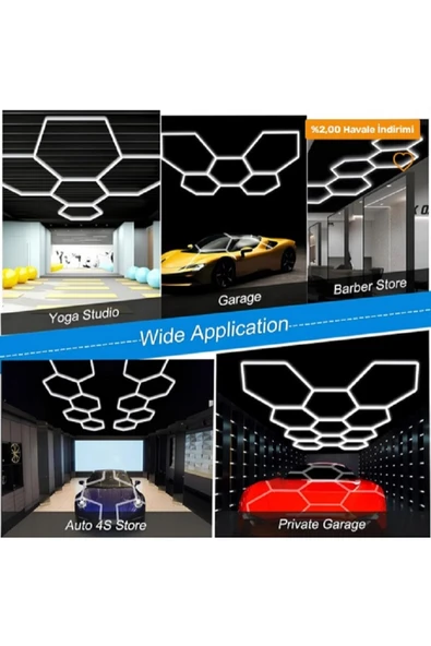 Cata CT-9082 ANZER LED LINEER ARMATÜR BEYAZ IŞIK 360W - Resim 7