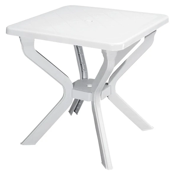 Bahçeme Oberon 70x70 Masa - Plastik Bahçe Balkon Masası - Resim 2