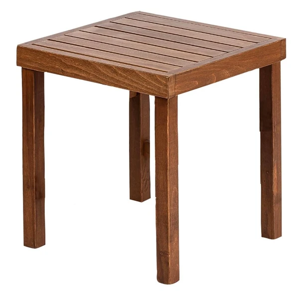 Bahçeme Kandilli Şezlong Tipi Sandalye Takımı: 40x40 Sehpa + 2 Sandalye - Plaj Havuz Başı Bahçe Set - Resim 4