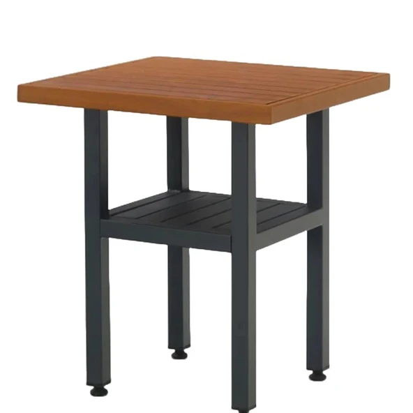 Bahçeme Çamlıca Alüminyum Bahçe Balkon Masası 60x60 - İstenilen Ölçülerde Üretim - Resim 6