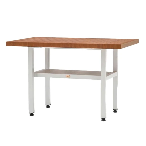 Bahçeme Çamlıca Alüminyum Bahçe Balkon Masası 70x70 - İstenilen Ölçülerde Üretim - Resim 5