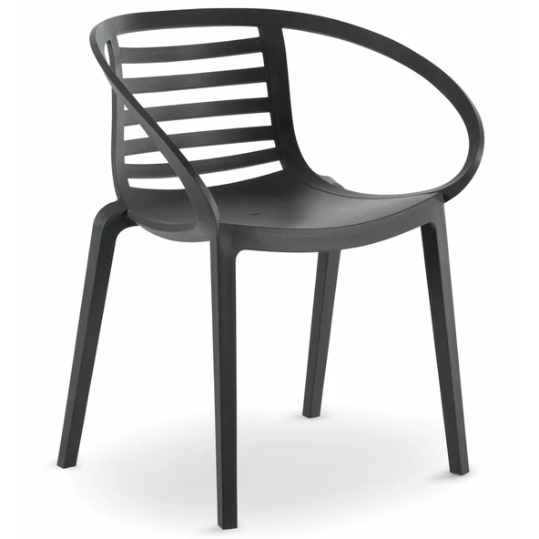 Papatya Mambo Koltuk Beyaz 4lü Paket - Bahçe Balkon Mutfak Sandalyesi - Resim 3