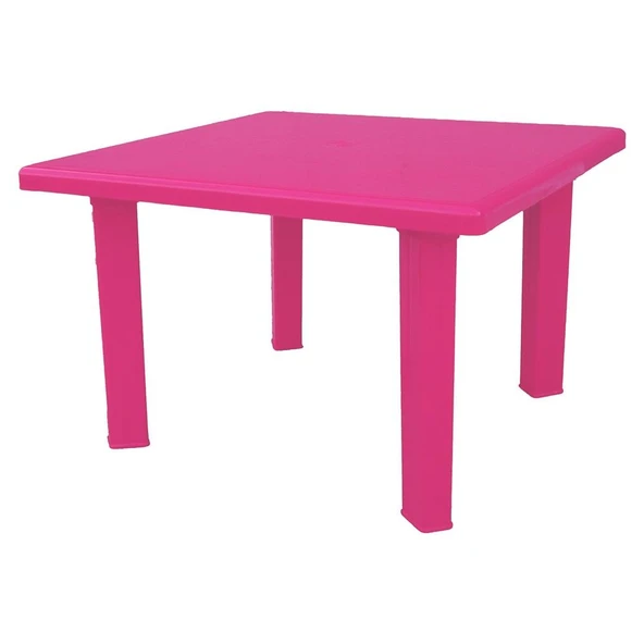 Bahçeme Janus 80x80 Kare Sehpa - Plastik Bahçe Balkon Sehpası - Resim 3