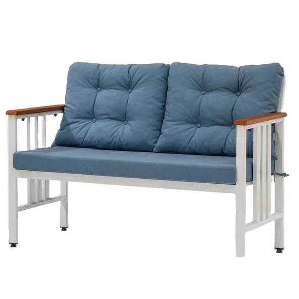 Bahçeme Çamlıca Alüminyum Bahçe Kanepesi Üçlü - İstenilen Ölçülerde Üretim ürün görseli 1