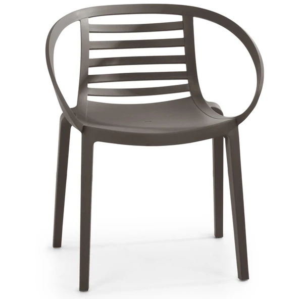 Papatya Mambo Koltuk Küllü Kahve -  Bahçe Balkon Mutfak Sandalyesi - Resim 9