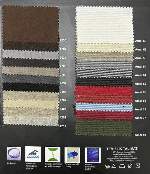 Bahçeme Sandalye  Minderi London Düz Model - Oturum: 49x46x5 Sırt: 49x46x5 Gri - Resim 5