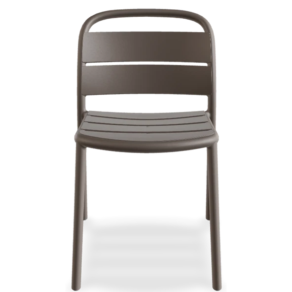 Papatya Balat Koltuk 4lü Paket Koyu Sarı - Plastik Bahçe Balkon Mutfak Sandalyesi - Resim 3