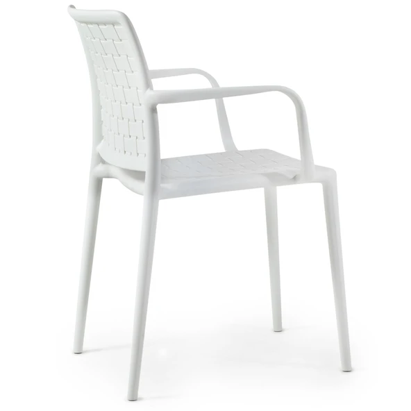 Papatya Fame Koltuk Kırmızı - Bahçe Balkon Mutfak Sandalyesi - Resim 9