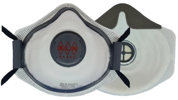 BLN BM 022 PRO X FFP2 NR Toz Maskesi (1APARAT 5 MASKE) ürün görseli 1