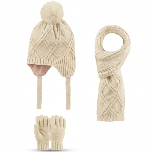 Kitti K25170-03 4-8 Yaş  Kız Çocuk 3'lü Takım - Resim 3