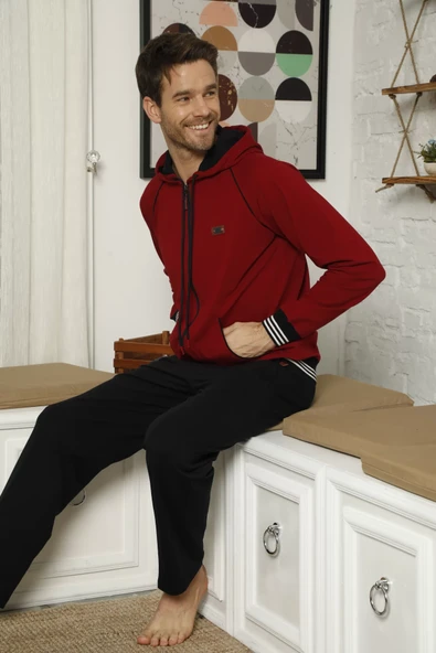 Kocabey 7208 Erkek Kapişonlu Eşofman Takım ürün görseli 1