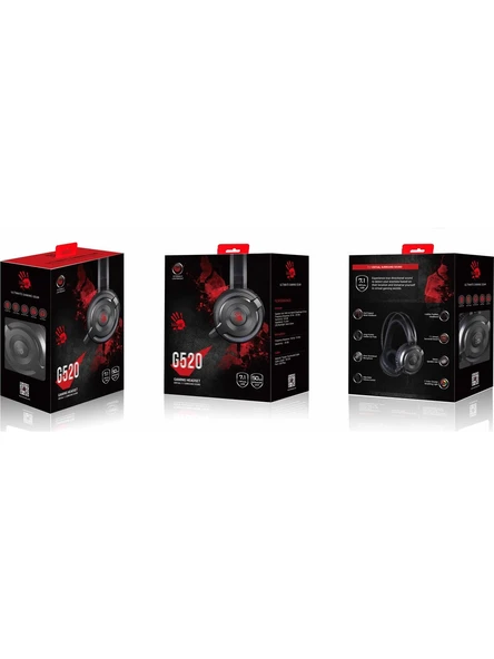 Bloody A4Tech Bloody G520 7.1 Mikrofonlu Gaming Kablolu Kulaklık - Resim 2