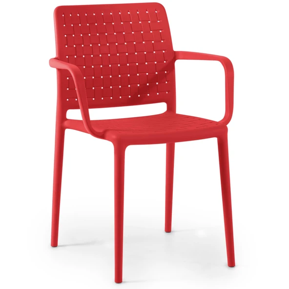 Papatya Fame Koltuk Küllü Kahve - Bahçe Balkon Mutfak Sandalyesi - Resim 4