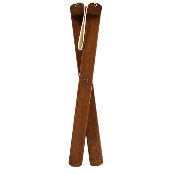 Bahçeme Kaş Ahşap Tabure - Masif Gürgen & PVC Oturum & Katlanır Model - Resim 4