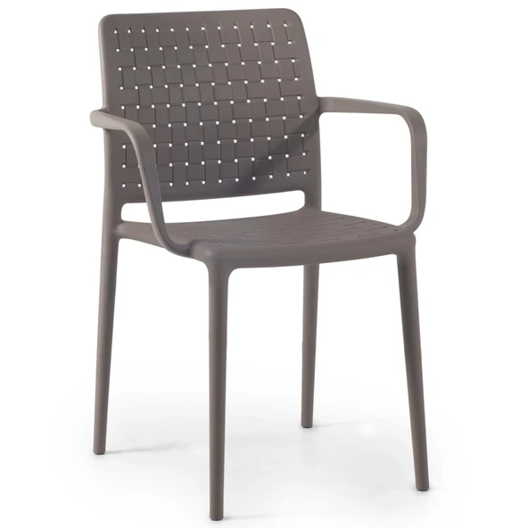 Papatya Fame Koltuk Beyaz - Bahçe Balkon Mutfak Sandalyesi - Resim 5