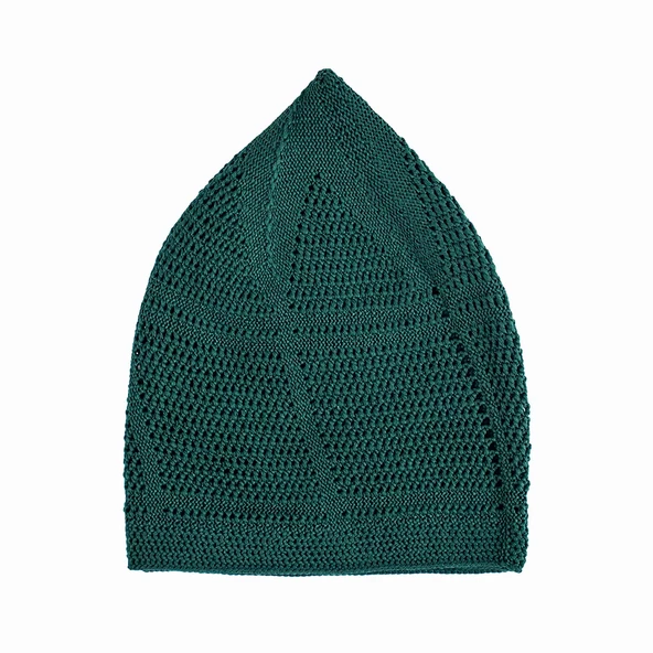 Özel Makine Örmesi Takke Yeşil ürün görseli 1