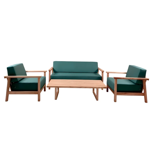 Bahçeme Üsküdar (Malaga) Bahçe Koltuk Tekli - Kestane İç Ve Dış Mekan Koltuğu (Minderli) - Resim 7