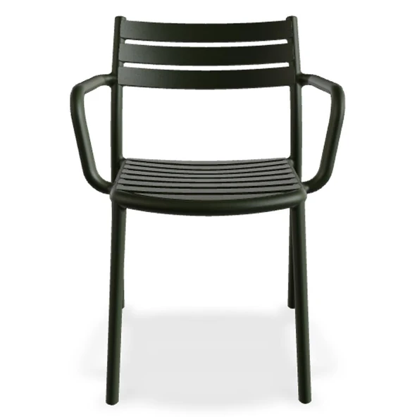 Papatya Hisar Koltuk Antrasit 4lü Paket - Plastik Bahçe Balkon Mutfak Sandalyesi - Resim 5