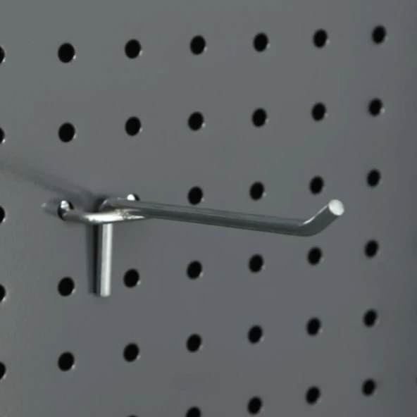 10 Adet Delikli Panel Kancası - Aksesuar Kancası  2.5 cm 20 cm ürün görseli