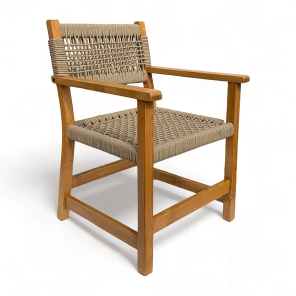 Bahçeme Taksim Kestane Bahçe Takımı: 6 Sandalye + 100X180 Masa - Resim 10