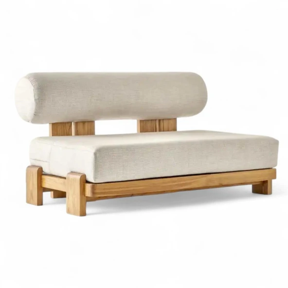 Bahçeme Tokyo Bahçe Koltuk Tekli - Kestane İç Ve Dış Mekan Koltuğu (Minderli) - Resim 6