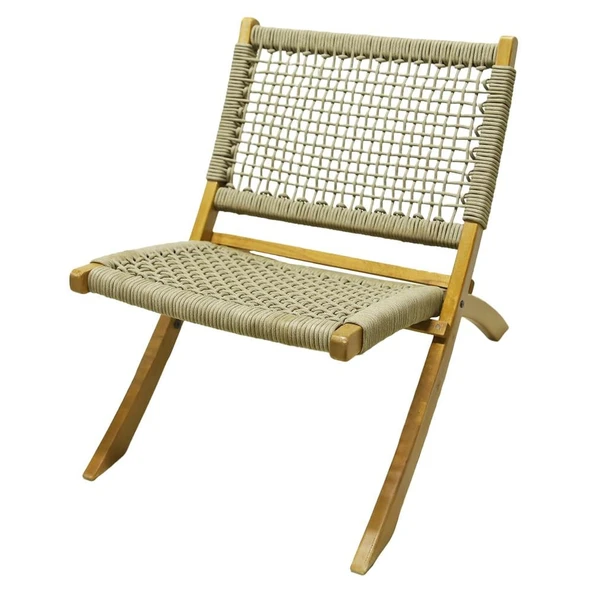 Bahçeme Kandilli Şezlong Sandalye - Masif Gürgen Plaj Havuz Bahçe Sandalyesi ürün görseli 1