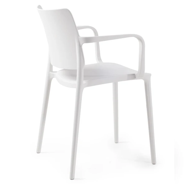 Papatya Joy Koltuk Turuncu - Kolçaklı Bahçe Balkon Mutfak Sandalyesi - Resim 2