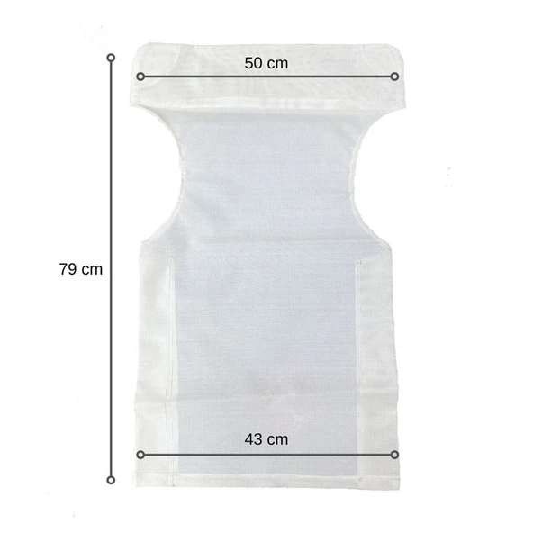 Bahçeme Yonetmen Ve Rejisör Sandalye Için Pvc Kumaş Set - Tek Parça Krem ürün görseli 1