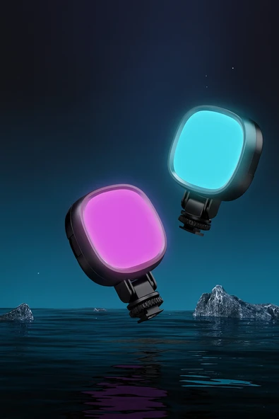 Taşınabilir Şarjlı Cep Telefonu&Kamera Selfi Işık Klipsli Güçlü Tiktok Youtube Çekim Işığı 10 Renk - Resim 5