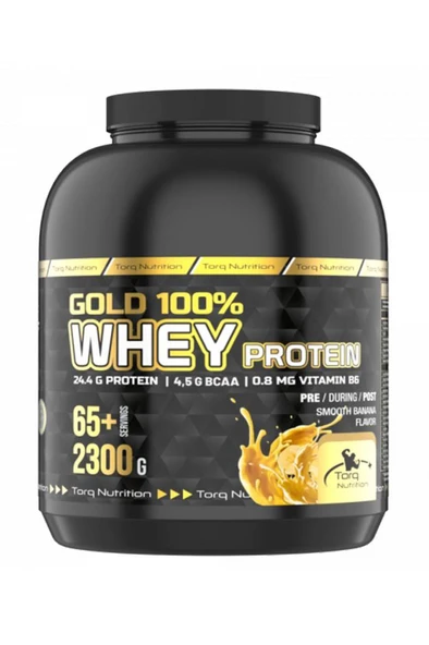 GOLD %100 Whey Protein Tozu Muz 2300 Gr - 65+ Servis ürün görseli