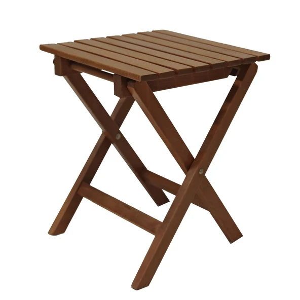 Bahçeme Paris Çay Set: 50x80 Sehpa + 2 Tabure - Katlanır Ahşap Takım - Resim 4