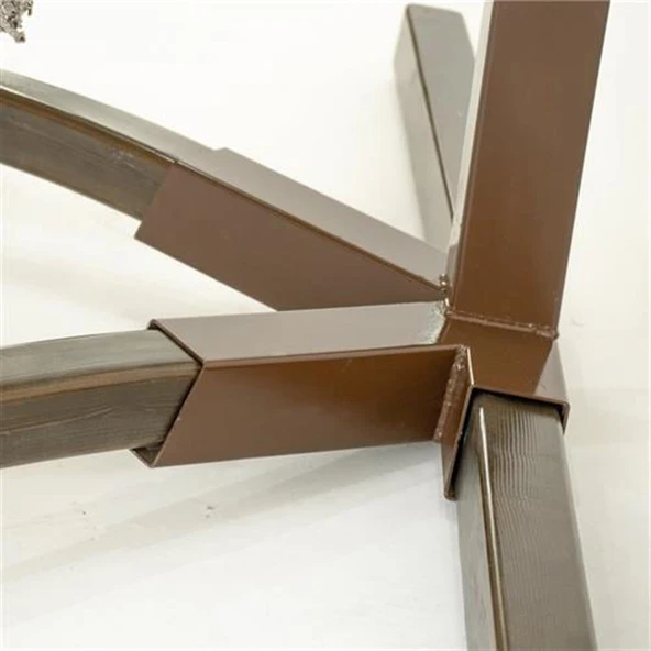 Mobeva Bade Comforte Ladin Ahşap Örgülü Salıncak - Bahçe, Balkon ve Teraslarda -Krem - Resim 8