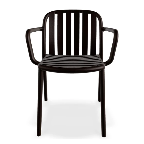 Papatya Balat Koltuk Venge 4lü  Paket - Plastik Bahçe Balkon Mutfak Sandalyesi - Resim 5