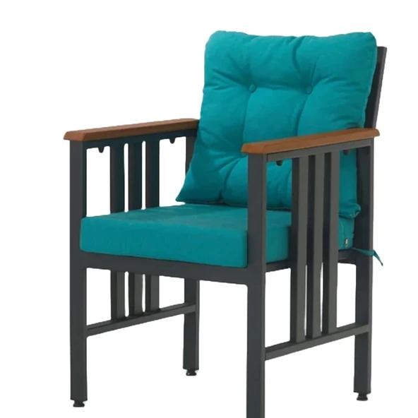 Bahçeme Çamlıca Alüminyum Kanepe Set - 5 Kişilik Bahçe Balkon Koltuk Takımı - Resim 10