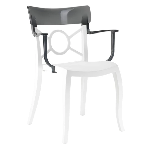 Papatya O-Pera Plastik Koltuk - Bahçe, Balkon, Mutfak Koltuğu -Renk Seçimli (4 ADET) - Resim 3