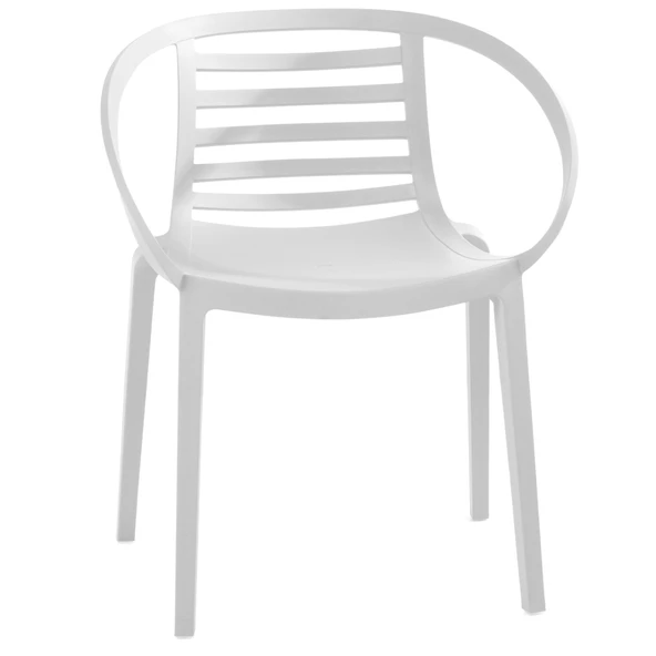 Papatya Mambo Koltuk Beyaz 4lü Paket - Bahçe Balkon Mutfak Sandalyesi - Resim 2