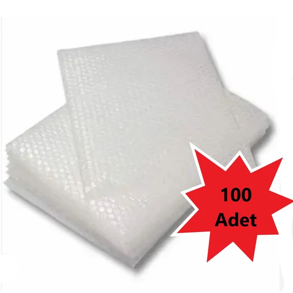 Balonlu Patpat Tabaka, 30cm x30 cm Ebatlarında Kesili Baloncuklu Koruyucu Tabaka 100 Adet - Resim 2