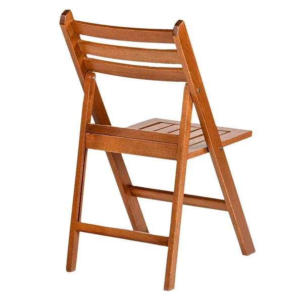 Bahçeme Albatros Ahşap Bahçe Balkon Takımı: 80x120 Sabit Masa + 4 Katlanır Sandalye - Resim 4