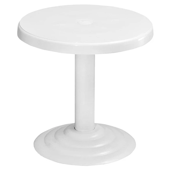 Bahçeme Titania 50lik Yuvarlak Sehpa - Plastik Bahçe Balkon Masası ürün görseli 1