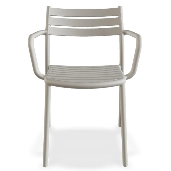 Papatya Hisar Koltuk Servi Yeşil 2li Paket - Plastik Bahçe Balkon Mutfak Sandalyesi - Resim 4