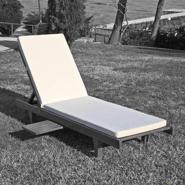 Bahçeme Şezlong Minderi -5cm Sünger & Su İtici Kumaş - Oturum 113 cm, Sırt 74 cm, En 54 cm ürün görseli 1