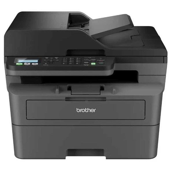 Brother MFC-L2806DW Wi-Fi+Tarayıcı+Fotokopi+Faks Mono Çok Fonksiyonlu 3 Tonerli Lazer Yazıcı ürün görseli 1