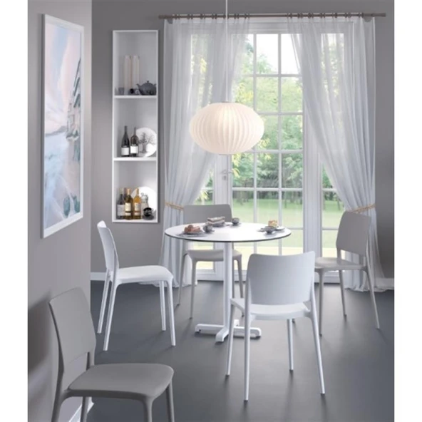 Papatya Joy Koltuk Turuncu - Kolçaklı Bahçe Balkon Mutfak Sandalyesi ürün görseli 1