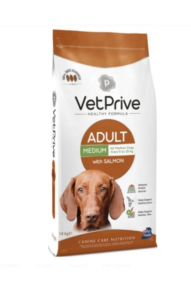 Vet Prive Somonlu Yetişkin Köpek Maması 14 kg ürün görseli 1