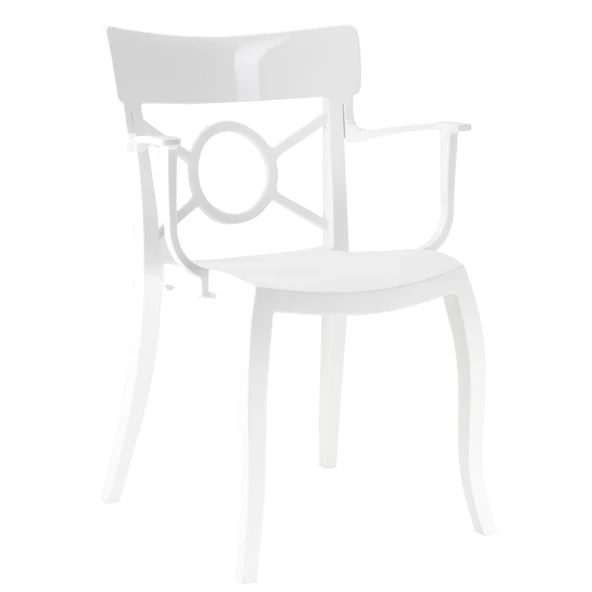 Papatya O-Pera Plastik Koltuk - Bahçe, Balkon, Mutfak Koltuğu -Renk Seçimli (4 ADET) - Resim 5