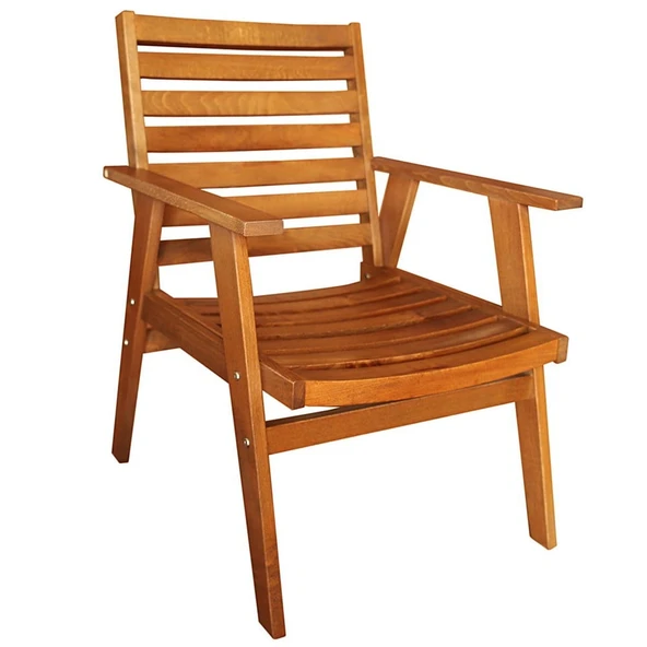 Bahçeme Heybeli Katlanır Ahşap Bahçe Takımı: 90lık Masa + 4 Sandalye - Resim 7