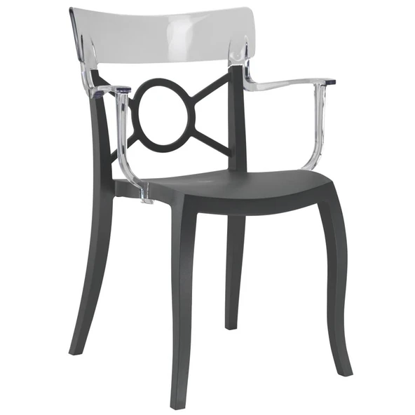 Papatya O-Pera Plastik Koltuk - Bahçe, Balkon, Mutfak Koltuğu -Renk Seçimli (4 ADET) - Resim 9