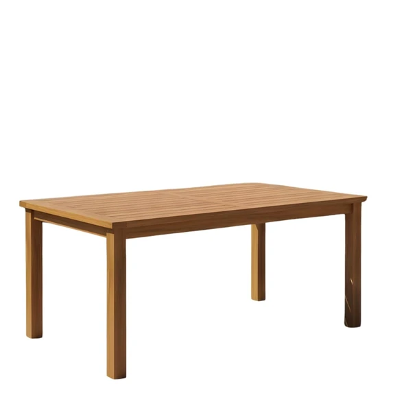 Bahçeci İstanbul Ahşap Masa 100x200 - Masif Gürgen Bahçe Masası ürün görseli