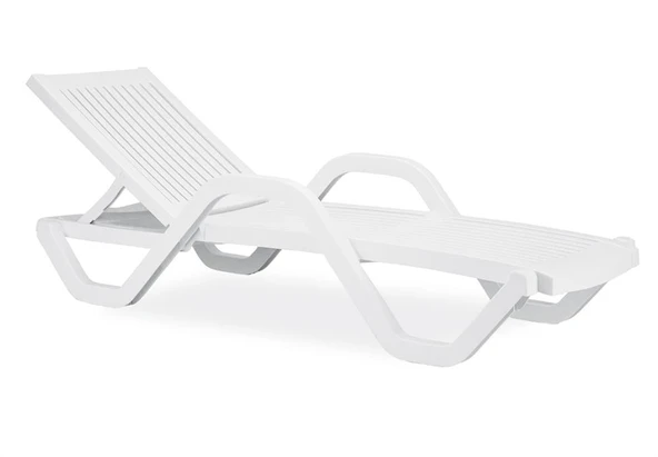 Papatya Myra Kollu Şezlong Teak - Plaj Havuz Bahçe Şezlong - Resim 2